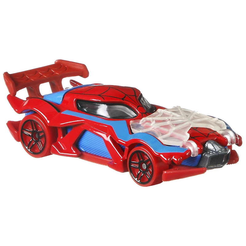 Hot Wheels Disney 100 Marvel Spider-Man Character Car, 1:64 Scale