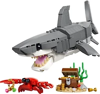 LEGO Creator Fierce Shark with a Treasure Chest Building Toy for Boys, Girls, & Kids, Ages 8+ - 31381