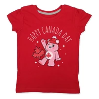 Canada Bear Short Sleeve Tee - Red