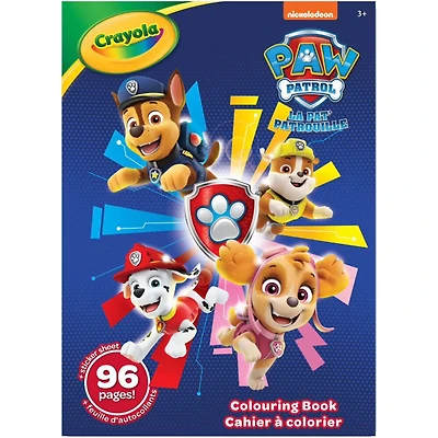 Crayola 96 Page Colouring Book, Paw Patrol
