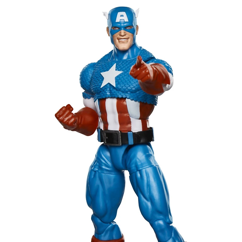 Marvel Legends Series Captain America, figurine de collection de 15 cm, inspirée des bandes dessinées rétro Avengers Marvel Secret Wars