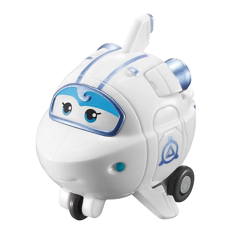 Super Wings Transform-a-Bots, paquet de 4 : Agent Chace/Astra/Flip/Todd