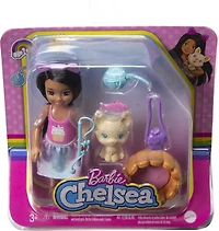 Barbie Chelsea Doll and Pet Kitten with Accessories