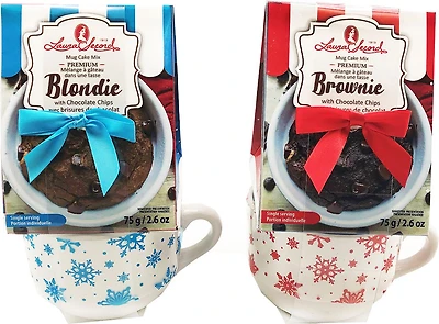 Laura Secord mug cake mix gift set