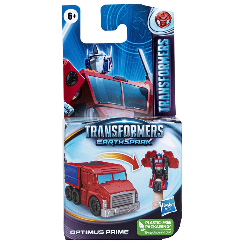 Transformers Toys EarthSpark Tacticon Optimus Prime Action Figure, 2.5-Inch, Robot Toys for Kids Ages 6 and Up