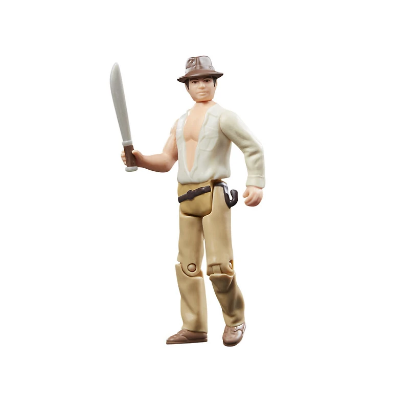 Indiana Jones et le Temple maudit Retro Collection, figurine Indiana Jones de 9,5 cm - Notre exclusivité