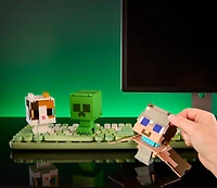 Minecraft Flippin' Figs Figures Collection Creeper + Charged Creeper