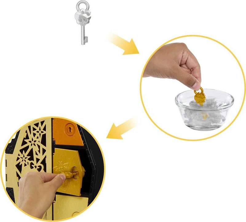 Monster High-Coffret Monstrueux Secrets Cleo de Nile Look Irisé