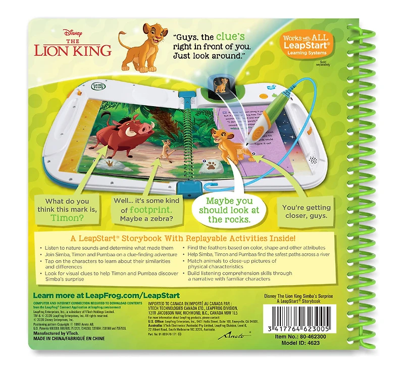 LeapFrog LeapStart The Lion King Simba's Surprise - Édition anglaise