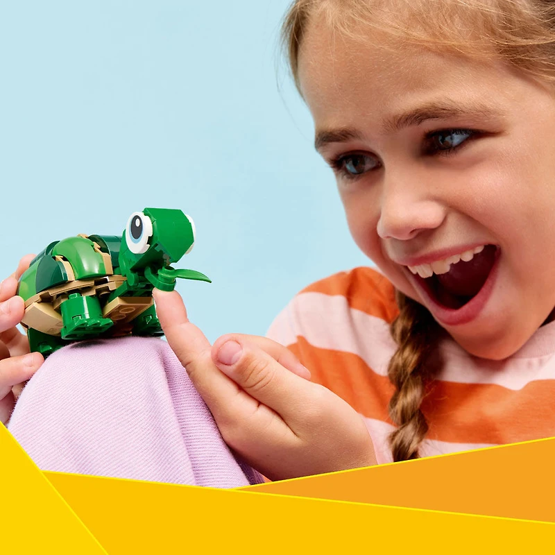 LEGO Creator 3 en 1 La Tortue avec un Nénuphar, Jouet, Se Transforme en Caméléon ou en Grenouille 31377