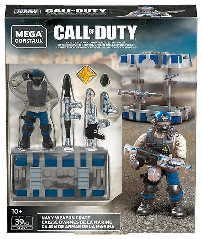 Mega Construx - Call of Duty - Caisse d'équipement soldat - Marine
