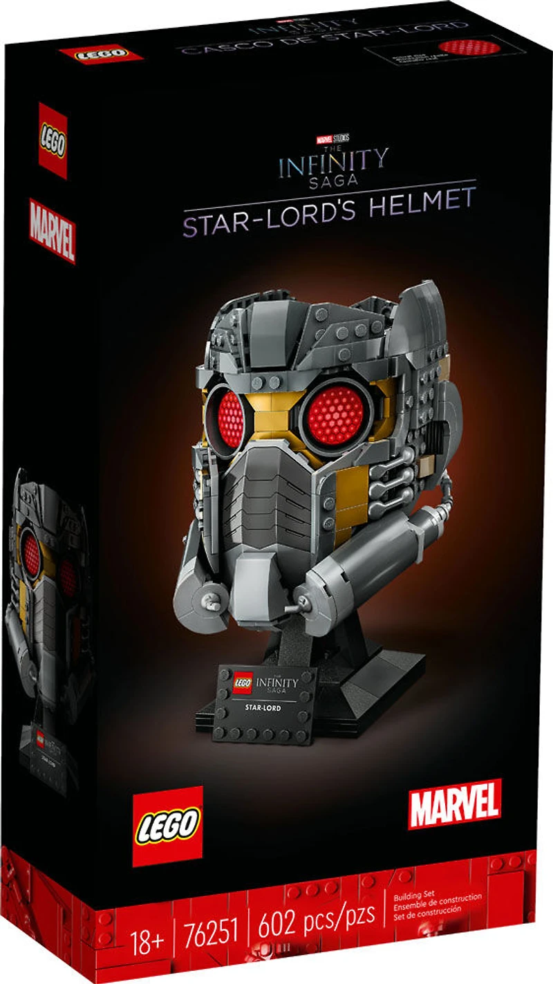 LEGO Marvel Le casque de Star-Lord 76251 Ensemble de construction (602 pièces)