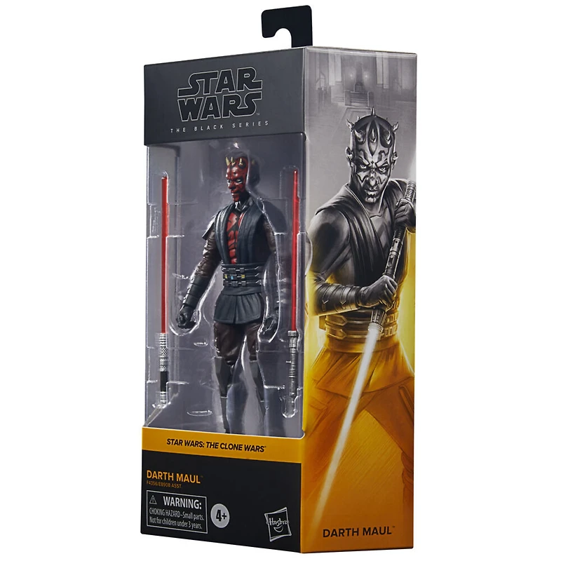 Star Wars The Black Series Darth Maul Toy 6-Inch-Scale The Clone Wars Collectible Action Figure, Toys for Kids Ages 4 and Up