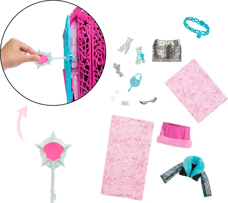 Monster High-Monstrueux Secrets Catty Noir-Coffret