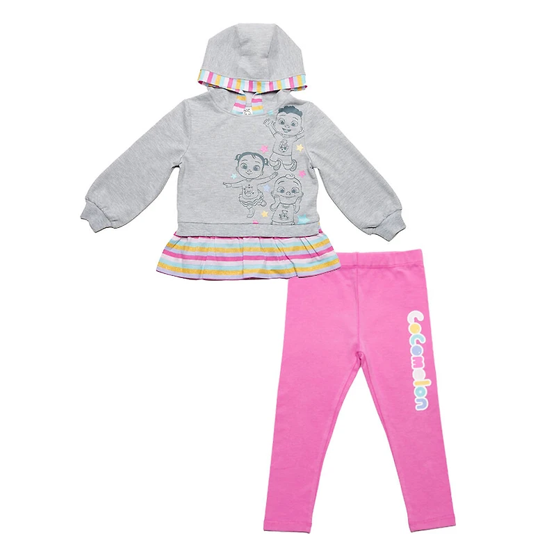 Cocomelon - 2 Piece Combo Set - Grey Heather and Pink - Toys R Us Exclusive