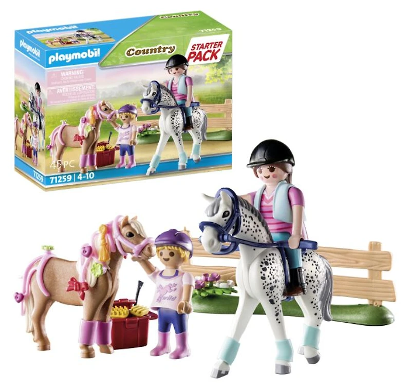 Playmobil - Starter Pack Cavaliers et chevaux