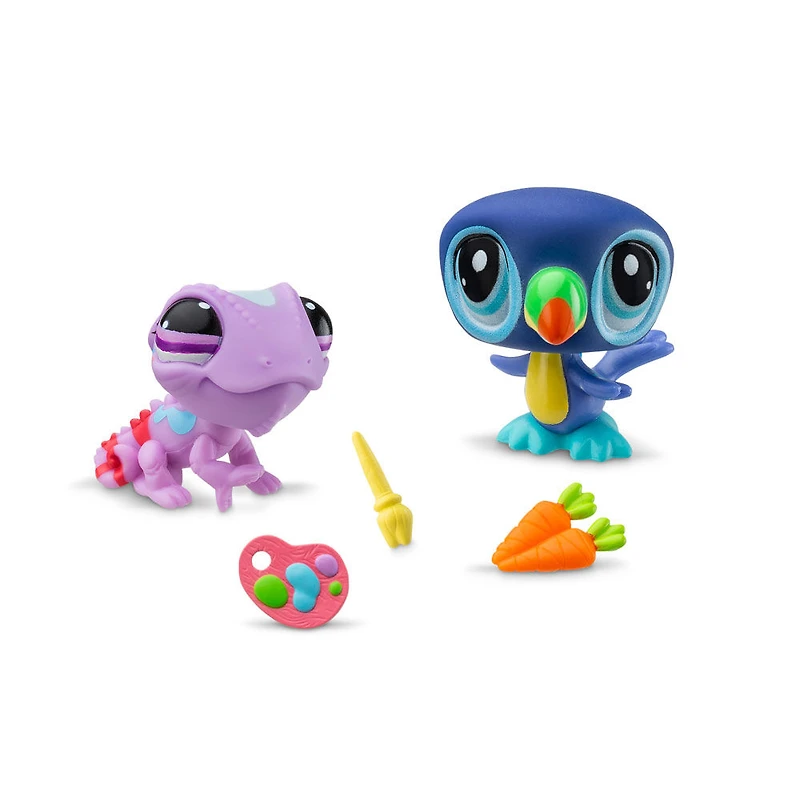 Littlest Pet Shop Pet Pairs, Paquet De 2 Amis Artistiques