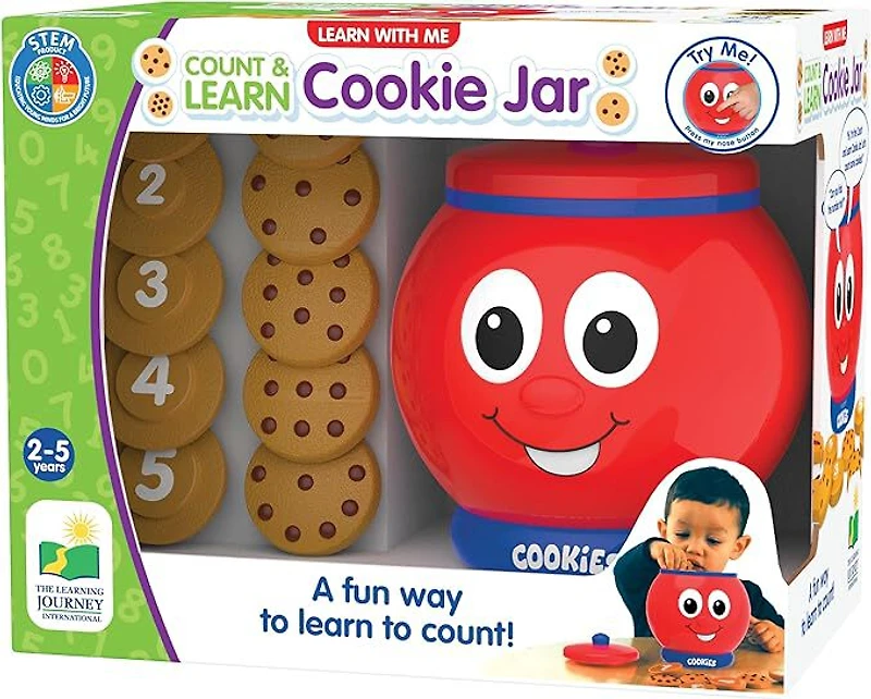 Learn With Me- Count and Learn Cookie Jar - English Edition