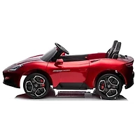 KidsVip 24V Maserati MC20 4WD avec RC - Rouge - Édition anglaise
