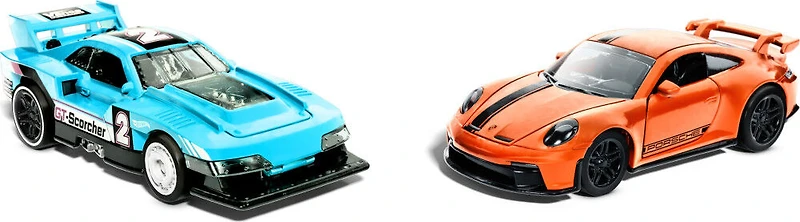 Hot Wheels 2 Véhicules à Rétrofriction Coffret échelle 1/43