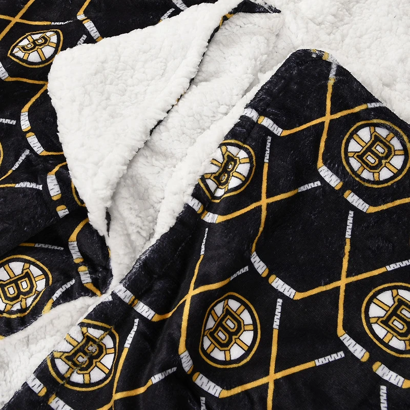 Couverture à capuche des Bruins de Boston de la LNH (50 x 70 po)