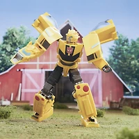 Transformers Toys EarthSpark Deluxe Class Bumblebee, 5" Action Figure