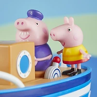 Peppa Pig Peppa's Adventures Le bateau de Papi Pig, jouet préscolaire