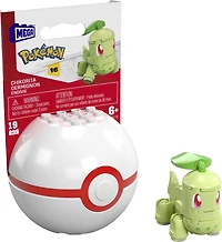 Coffret de construction Germignon Pokémon MEGA avec 19 pièces et Pokéball