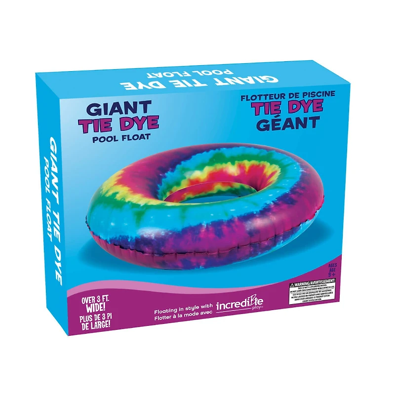 Flotteur de Piscine Tie Dye Géant