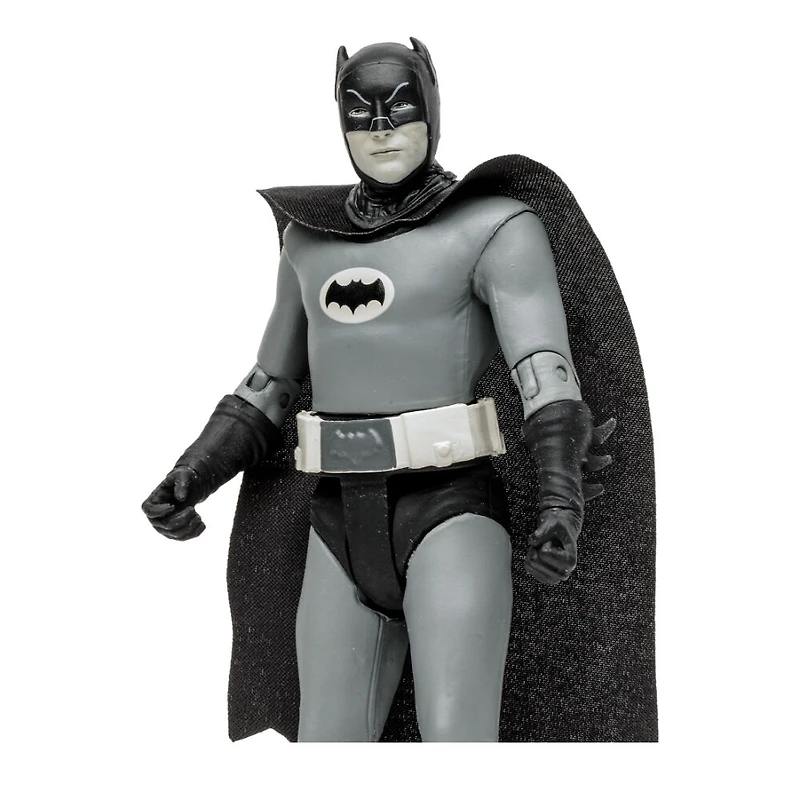 DC Retro 6" Wave 4 Batman 66 - Batman (Black and White TV Variant) - Notre exclusivité