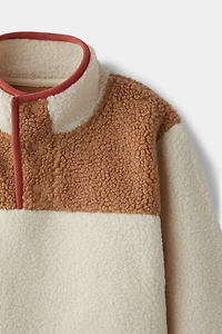 Chandail À Enfiler Bigarré Blanc RISE Little Earthling