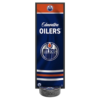 Emballage de Plaque décorative et porte-rondelle des Oilers de Edmonon de la LNH