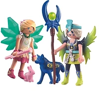 Playmobil - Crystal and Moon Fairy with Soul Animals
