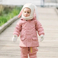 Kids Fleece Animal Hats | Cream Bunny