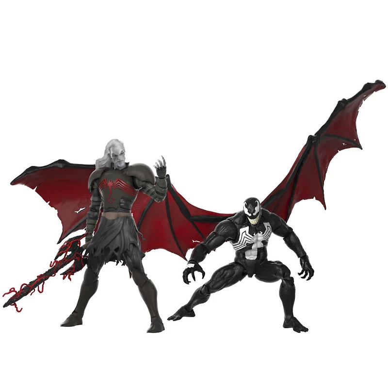 Marvel Legends Series Spider-Man 60e anniversaire, pack de 2 figurines Marvel's Knull et Venom, 15 cm, 5 accessoires