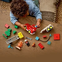 LEGO DUPLO Town Fire Truck with Hose and Firefighter Building Toy for Toddlers, Ages 2+ - 10473