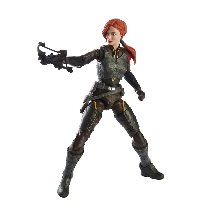 G.I. Joe Classified Series, Snake Eyes: G.I. Joe Origins, figurine Scarlett 20 premium de 15 cm, emballage spécial