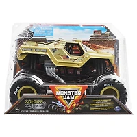 Monster Jam, Monster truck Soldier Fortune officiel, véhicule en métal moulé à collectionner, échelle 1:24