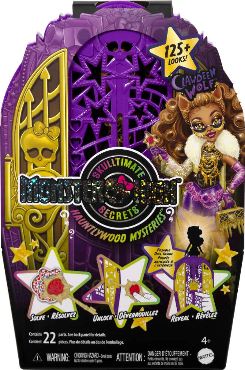 Monster High-Monstrueux Secrets Clawdeen Wolf-Coffret