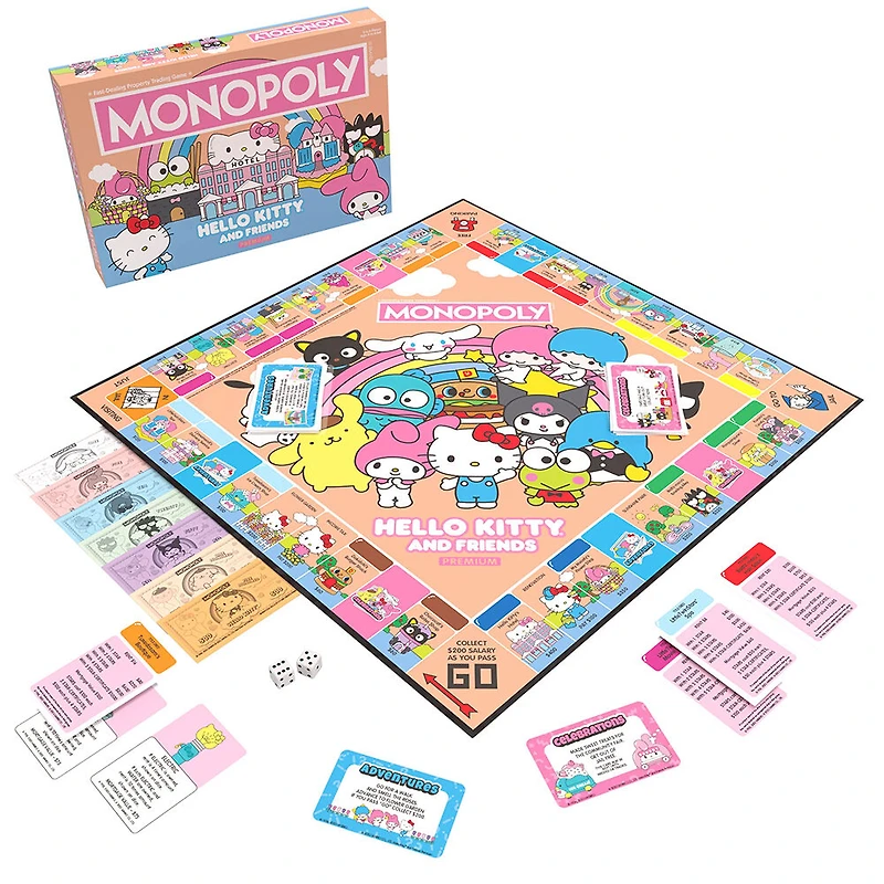 USAopoly MONOPOLY: Hello Kitty and Friends Premium - Édition anglaise