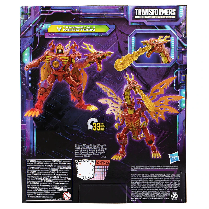 Transformers Generations Legacy Series, figurine Transmetal II Megatron classe Leader, 21,5 cm