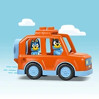 LEGO DUPLO La Visite au Comptoir de Crème Glacée avec Bluey, Jouet pour Tout-Petits, Ensemble de Véhicule 10458