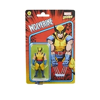 Marvel Legends Series Retro 375 Collection, figurine articulée de collection Wolverine de 9,5 cm