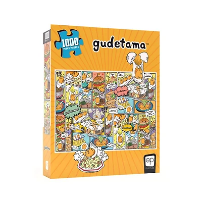USAopoly Gudetama "Amazing Egg-Ventures" 1000 Piece Puzzle - English Edition