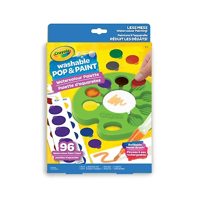 Pop Paint Washable Watercolour Palette