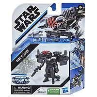 Star Wars Mission Fleet, Dark Trooper Attaque, classe équipement, figurine de 6 cm avec véhicule