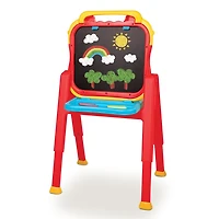 Chevalet d'art trois-en-un