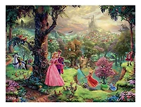 Ceaco Thomas Kinkade Disney Casse-tête 1500 pièces La Belle au bois dormant