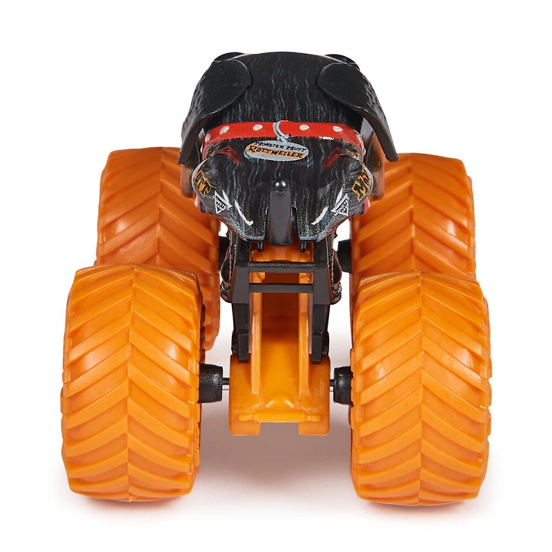 Monster Jam, Monster truck Monster Mutt Rottweiler officiel, véhicule en métal moulé, échelle 1:64