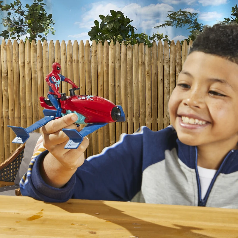 Marvel Spider-Man Epic Hero Series Web Splashers Spider-Man Hydro Jet Blast Action Figure and Vehicle Playset